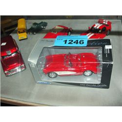 Lot of 6 diecast metal collectors cars