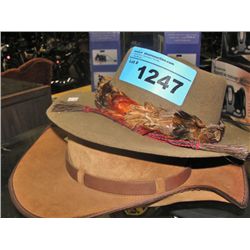 2 cowboy hats