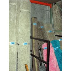 Large off white shag area rug