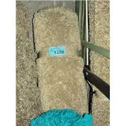 Off white shag area rug