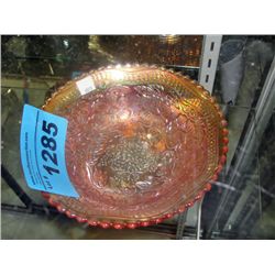 Vintage carnival glass bowl