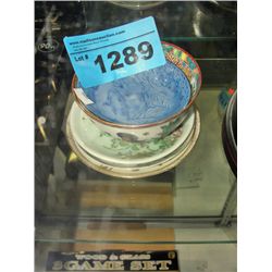 Lot of small porcelain plates and 2 bowls