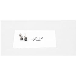 Genuine Black Diamond Stud Earrings .40 Carat