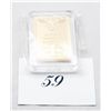Image 1 : One ounce plated gold clad bar