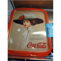 vintage coca cola collectors tray