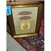 Image 1 : Framed fruit and leaf print