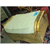 Image 1 : Wicker rattan footstool