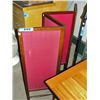 Image 1 : Mahogany framed 4 panel screen