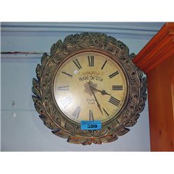 Hotel deville paris france decorative wall clock