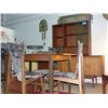 Image 1 : Midcentury walnut dining room suite;