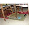 Image 1 : Approx 3F by 5F multi colored wool area rug