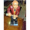 Image 1 : Approx 2F tall ceramic beer drinker statue