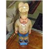 Image 1 : Approx 2F tall ceramic chef statue