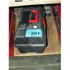 Image 1 : Black plastic toolbox and contents