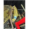 Image 1 : heavy gauge yellow electrical cord and jumper