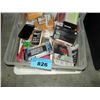 Image 1 : Box full of assorted smart phone accessories