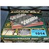 Image 1 : Wood and glass 3in1 game set