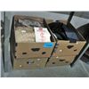 Image 1 : 4 boxes of misc clothing and fabric material