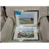 Image 1 : 2 contemporary framed beach prints