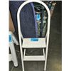 Image 1 : Small metal white step stool