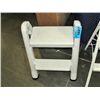 Image 1 : Small plastic white step stool