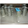 Image 1 : Lot of 7 pewter tankards