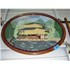 Image 1 : Large ceramic oriental tile mosaic framed