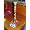 Image 1 : Carved barley twist candle stick circa 1910