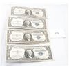 Image 1 : 4x 1957 american silver certificates