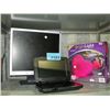 Image 1 : Benq computer moniter, dynex portable DVD player