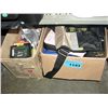 Image 1 : 2 boxes of misc hand bags, carrying cases, books