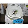 Image 1 : One 2pc ceramic serving tray set