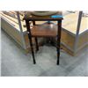 Image 1 : Vintage solid walnut telephone table