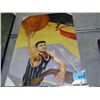Image 1 : Framed oil on canvas transfer print - nba star