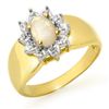 Image 1 : Genuine 0.33 ctw Opal Ring 10K Yellow Gold