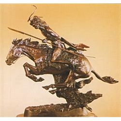 "CHEYENNE" BRONZE SCULPTURE - REMINGTON