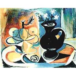 PICASSO "FRUIT WITH VASE OF FLOWERS"