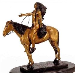 "APPEAL TO THE  SPIRIT" BRONZE SCULPTURE - DALLIN