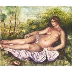RENOIR  "FEMME NUE ETENDUE" ETCHING