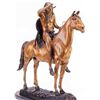 Image 1 : "INDIAN SCOUT" BRONZE SCULPTURE - DALLIN