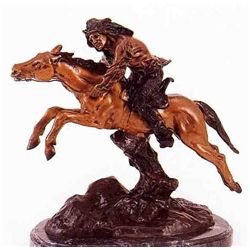 "ATTACK" BRONZE SCULPTURE - BOFILL