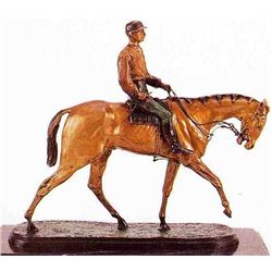 "AFTER THE RACE" BRONZE SCULPTURE - MENE