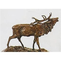 "ELK" BRONZE SCULPTURE - MENE