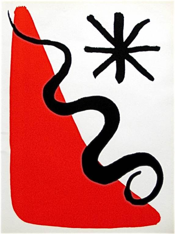 ALEXANDER CALDER SCREENPRINT, 1965