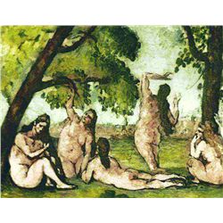 CEZANNE "CINQ BAIGNEUSES" ETCHING