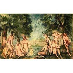 CEZANNE "LES BAIGNEUSES"