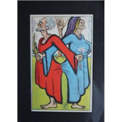 DALI ANTIQUE LITHOGRAPH (1945)
