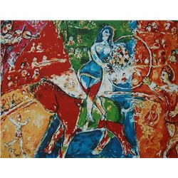 MARC CHAGALL "CIRCUS HORSE AND RIDER"