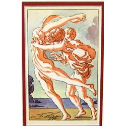 DALI ANTIQUE LITHOGRAPH (1947)