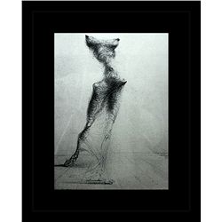 Salvador Dali Erotic Sketch Lithograph